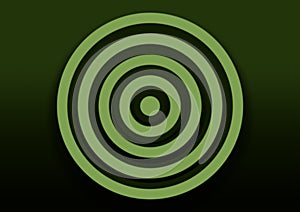 Green gradient background with spiral for wallpaper