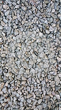 Green granite chippings shingle