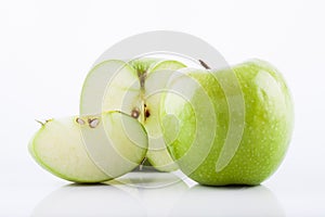 Green Granny Smith apple