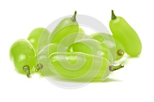 Green grapes photo