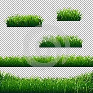 Green Grass Borders Big Collection Transparent background