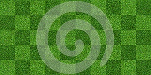 Green grass field background for soccer and football sports. Green lawn pattern and texture background. Close-up