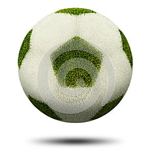 Green grass football
