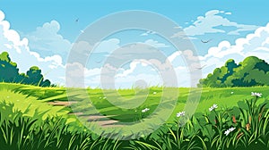 green grass, green lawn background