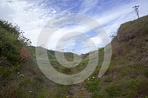 A path to a rockey beach