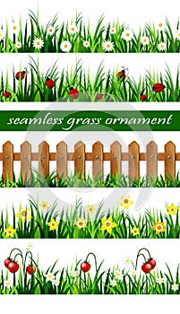 Green Grass seamless set