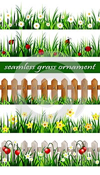 Green Grass seamless set