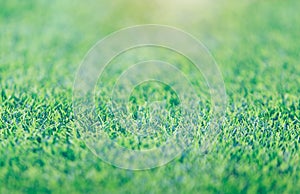 Green grass soccer field background beautiful pattern of fresh green grass for football sport