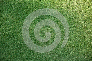 Green grass texture background golf course or football from a top view