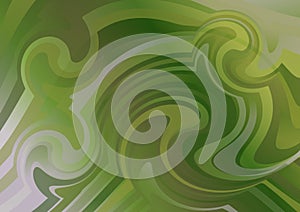 Green and Grey Abstract Gradient Curvature Ripple Lines Background Vector