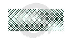 Green Grid Mesh Pattern Vector, Abstract Textured Background, vector design Generative AI