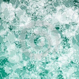 Green grunge background with degraded stains