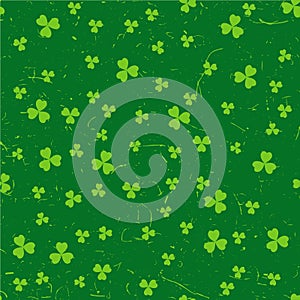 Green grunge clover backgrounds