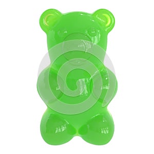 Green gummy bear