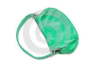 Green hand bag