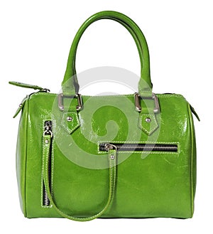 Green handbag