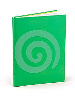 Green hardcover book