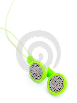 Green headphone