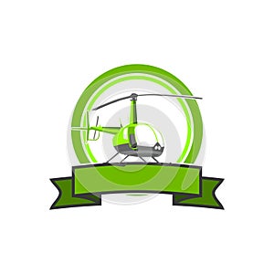 Green Heli Vintage Logo