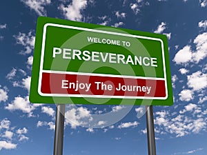 Welcome to perseverance illustration photo