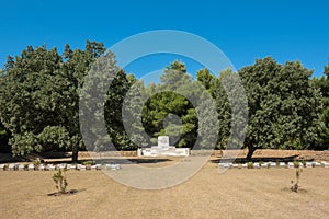 Green Hill Cemetery in Canakkale,Turkey.