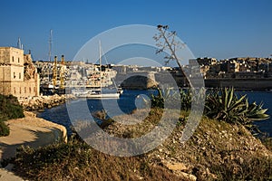 The green hill in Kalkara, Malta