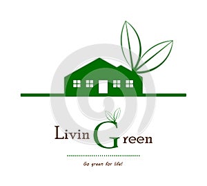 Green house business logo