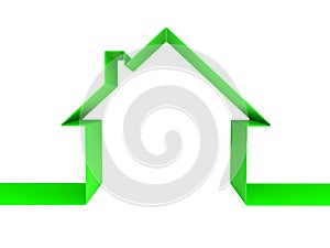 Green house symbol