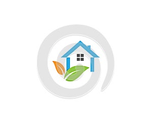 Green house vector icon