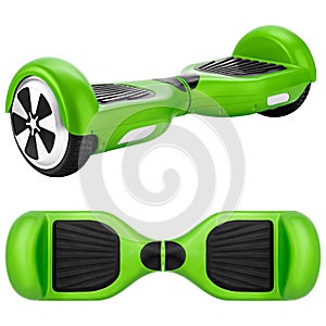 Green hover Board photo