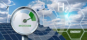 Green hydrogen production concept