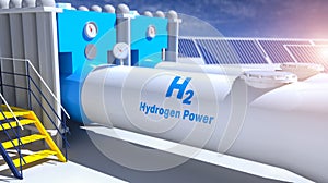 Green Hydrogen renewable energy production pipeline - green hydr