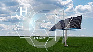 Green hydrogen from renewable energy sources