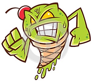 Green Ice cream
