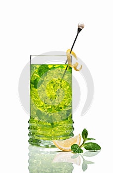 Green ice tea