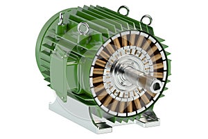 Green industrial electric motor