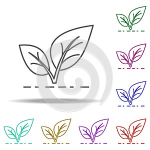 green innovation outline icon. Elements of Ecology in multi color style icons. Simple icon for websites, web design, mobile app,