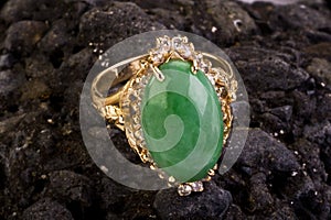 Green Jade Ring.