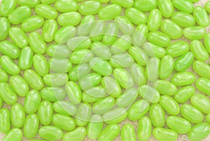 Green Jellybean Background