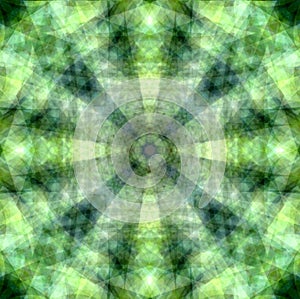 Green kaleidoscope