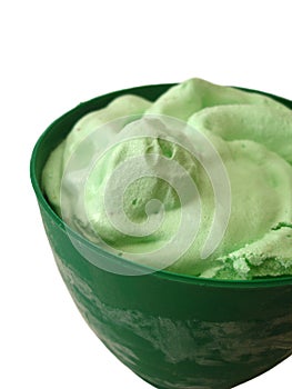 Green kiwi ice-cream