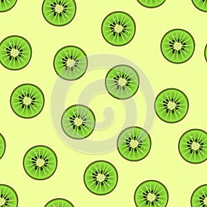Green kiwi pattern