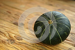 Green kuri hokkaido kabocha pumpkin