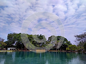 The beauty of the linting danau which is located on INDONESIA north Sumatra