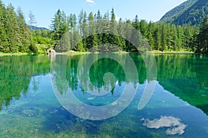 Green lake (GrÃÂ¼ner see) in Bruck an der Mur, Austria photo