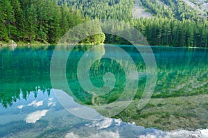 Green lake (GrÃÂ¼ner see) in Bruck an der Mur, Austria photo
