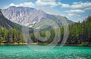 The Green Lake in Styria, Austria