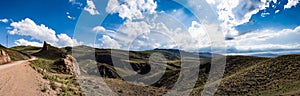 Green landscape, breathtaking, Dogubayazit, Turkey, Middle East, mountain, Iranian border, driving, winding road