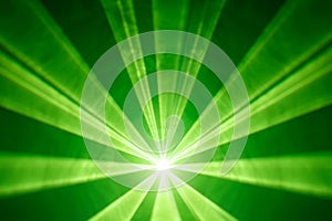 Green laser light background photo