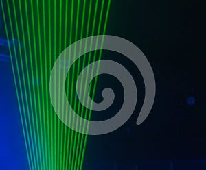 Green Laser Light Background